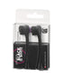 Hydrosonic Black is White CARBON Brush Heads Duo Pack-Curaprox-Matakana Pharmacy
